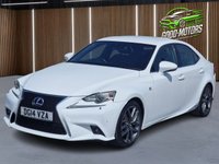 USED 2014 14 LEXUS IS 2.5 300h F Sport Saloon 4dr Petrol Hybrid E-CVT Euro 5 (s/s) (223 ps) ++F SPORT+++SAT NAV++FULL LEATHER++