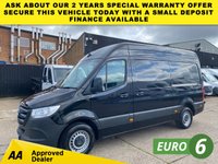 USED 2024 24 MERCEDES-BENZ SPRINTER 2.0 315 CDI L2 H2 MWB H/ROOF PROGRESSIVE 150BHP. RWD. AC. CAMERA. SAT NAV. FINANCE. PX MERC WARRANTY 2027. AIRCON. CAMERA. PROGRESSIVE.PX.