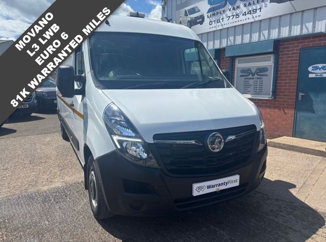 VAUXHALL MOVANO at Simply Van Sales Ltd