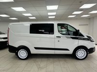 USED 2018 18 FORD TRANSIT CUSTOM 2.0 300 EcoBlue CREW VAN (6 SEATS) 5dr Diesel Manual L1 H1 Euro 6 (105 ps) 