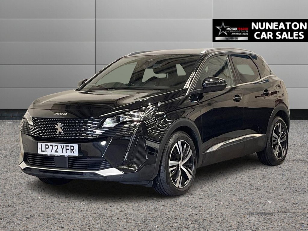 USED 2023 72 PEUGEOT 3008 1.6 13.2kWh GT SUV 5dr Petrol Plug-in Hybrid e-EAT Euro 6 (s/s) (225 ps) APPLE CAR PLAY AND ANDROID AUTO