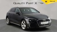 USED 2022 22 AUDI A3 1.4 TFSIe 40 S line Sportback 5dr Petrol Plug-in Hybrid S Tronic Euro 6 (s/s) 13kWh (204 ps) 1 OWNER, SANAV, SENSORS