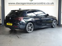 USED 2019 19 BMW 1 SERIES 1.5 116d M Sport Hatchback 5dr Diesel Auto Euro 6 (s/s) (116 ps) SATELLITE NAVIGATION + ENHANCED BLUETOOTH PHONE PREPARATION WITH USB AUDIO INTERFACE AND VOICE CONTROL + APPS CONTROL + DAB DIGITAL RADIO + CLIMATE CONTROL + AIR CONDITIONING + AUTOMATIC LED HEADLIGHTS + PARKING SENSORS + KEYLESS START + HILL HOLD START ASSIST + SELECTABLE DRIVING MODES + IN CAR ENTERTAINMENT WITH MEDIA DISPLAY + LEATHER MULTI FUNCTIONAL STEERING WHEEL + LED DAY TIME RUNNING LIGHTS + AUTOMATIC WIPERS WITH RAIN SENSOR + ELECTRIC WINDOWS + ELECTRIC HEATED DOOR MIRRORS