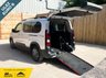 USED 2023 73 PEUGEOT RIFTER L2 LWB 4 Seat Wheelchair Accessible Disabled Access Vehicle WAV 