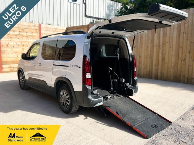 View our Peugeot Rifter L2 LWB 4 Seat Wheelchair Accessible Disabled Access Vehicle WAV