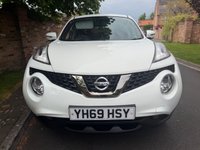 USED 2019 69 NISSAN JUKE 1.6 Acenta SUV 5dr Petrol Manual Euro 6 (112 ps) 1 OWNER, EXCELLENT SERVICE HISTORY, 3 SERVICES, 1YR MOT, ALLOYS, CLIMATE, BLUETOOTH, CRUISE, DAB RADIO CD, E/WINDOWS, R/LOCKING, FREE WARRANTY, FINANCE AVAILABLE, HPI CLEAR, PART EXCHANGE WELCOME,