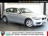 USED 2018 68 BMW 1 SERIES 1.5 118i SE Hatchback 5dr Petrol Auto Euro 6 (s/s) (136 ps) FULL SERVICE HISTORY + &pound;4,590 WORTH OF EXTRAS + SATELLITE NAVIGATION + ENHANCED BLUETOOTH PHONE PREPARATION WITH USB AUDIO INTERFACE + APPS CONTROL + DAB DIGITAL RADIO + DUAL ZONE CLIMATE CONTROL + AIR CONDITIONING + AUTOMATIC HEADLIGHTS + FRONT AND REAR PARKING SENSORS + COMFORT ACCESS + KEYLESS START + HILL HOLD START ASSIST + SELECTABLE DRIVING MODES + IN CAR ENTERTAINMENT WITH MEDIA DISPLAY + LEATHER MULTI FUNCTIONAL STEERING WHEEL + LED DAY TIME RUNNING LIGHTS