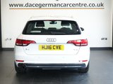 USED 2016 16 AUDI A4 AVANT 1.4 TFSI Sport Estate 5dr Petrol Manual Euro 6 (s/s) (150 ps) FULL SERVICE HISTORY +  SATELLITE NAVIGATION + APPLE CARPLAY / ANDROID AUTO + BLUETOOTH PHONE AND MEDIA CONNECTIVITY + APPS CONTROL + IN CAR ENTERTAINMENT WITH MEDIA DISPLAY + AUTOMATIC BI XENON HEADLIGHTS + DAB DIGITAL RADIO + THREE ZONE CLIMATE CONTROL + AIR CONDITIONING + ECO STOP/START SYSTEM + PARKING SENSORS + 17 INCH ALLOY WHEELS + AUTOMATIC WIPERS WITH RAIN SENSOR + KEYLESS START + FRONT AND REAR ELECTRIC WINDOWS + LED DAY TIME RUNNING LIGHTS + ELECTRIC HEATED DOOR MIRRORS