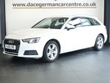 USED 2016 16 AUDI A4 AVANT 1.4 TFSI Sport Estate 5dr Petrol Manual Euro 6 (s/s) (150 ps) FULL SERVICE HISTORY +  SATELLITE NAVIGATION + APPLE CARPLAY / ANDROID AUTO + BLUETOOTH PHONE AND MEDIA CONNECTIVITY + APPS CONTROL + IN CAR ENTERTAINMENT WITH MEDIA DISPLAY + AUTOMATIC BI XENON HEADLIGHTS + DAB DIGITAL RADIO + THREE ZONE CLIMATE CONTROL + AIR CONDITIONING + ECO STOP/START SYSTEM + PARKING SENSORS + 17 INCH ALLOY WHEELS + AUTOMATIC WIPERS WITH RAIN SENSOR + KEYLESS START + FRONT AND REAR ELECTRIC WINDOWS + LED DAY TIME RUNNING LIGHTS + ELECTRIC HEATED DOOR MIRRORS
