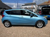 USED 2016 65 NISSAN NOTE 1.2 Acenta Premium Hatchback 5dr Petrol Manual Euro 6 (s/s) (80 ps) &pound;20 Tax + Sat Nav + Bluetooth
