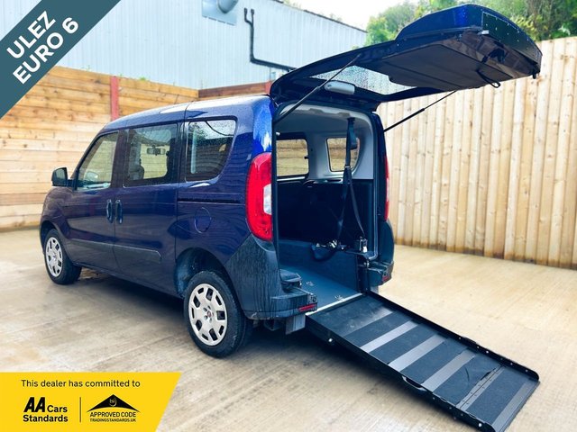 View our Fiat Doblo 3 Seat Wheelchair accessible Disabled Access Vehicle WAV