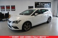 USED 2019 68 SEAT LEON 2.0 TSI FR ST 5dr Petrol DSG Euro 6 (s/s) (190 ps) ***SERVICE HISTORY***AUTOMATIC***SAT NAV***DIGITAL DASH***APPLE CAR PLAY***MIRROR LINK***CRUISE CONTROL***TOUCH SCREEN MEDIA***FRONT AND REAR PARKING AID***SPORTS SEATS***DAB RADIO***HEATED /FOLDING DOOR MIRRORS***PADDLE SHIFT***VOICE CONTROL***