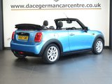 USED 2017 67 MINI CONVERTIBLE 1.5 Cooper Convertible 2dr Petrol Manual Euro 6 (s/s) (136 ps) BEAUTIFUL CONVERTIBLE MINI - COMES WITH A DOCUMENTED MINI MAIN DEALER SERVICE HISTORY + PEPPER PACK + APPS CONTROL + BLUETOOTH INCLUDING MEDIA STREAMING + KEYLESS START + AUTOMATIC HEADLIGHTS + LEATHER MULTI FUNCTIONAL STEERING WHEEL + IN CAR ENTERTAINMENT WITH MEDIA DISPLAY + ECO STOP START SYSTEM + DAY TIME RUNNING LIGHTS + CLIMATE CONTROL + AIR CONDITIONING + DAB DIGITAL RADIO + AUTOMATIC WIPERS WITH RAIN SENSOR + ELECTRIC WINDOWS + ELECTRIC HEATED DOOR MIRRORS + 16 INCH ALLOY WHEELS.....