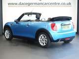 USED 2017 67 MINI CONVERTIBLE 1.5 Cooper Convertible 2dr Petrol Manual Euro 6 (s/s) (136 ps) BEAUTIFUL CONVERTIBLE MINI - COMES WITH A DOCUMENTED MINI MAIN DEALER SERVICE HISTORY + PEPPER PACK + APPS CONTROL + BLUETOOTH INCLUDING MEDIA STREAMING + KEYLESS START + AUTOMATIC HEADLIGHTS + LEATHER MULTI FUNCTIONAL STEERING WHEEL + IN CAR ENTERTAINMENT WITH MEDIA DISPLAY + ECO STOP START SYSTEM + DAY TIME RUNNING LIGHTS + CLIMATE CONTROL + AIR CONDITIONING + DAB DIGITAL RADIO + AUTOMATIC WIPERS WITH RAIN SENSOR + ELECTRIC WINDOWS + ELECTRIC HEATED DOOR MIRRORS + 16 INCH ALLOY WHEELS.....