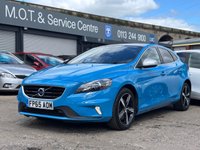 USED 2015 65 VOLVO V40 2.0 D4 R-Design Lux Nav Hatchback 5dr Diesel Manual Euro 6 (s/s) (190 ps) 1 OWNER + NAV + SENSORS + FDSH + PANORAMIC SUNROOF + FSH