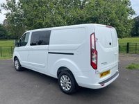 USED 2022 72 FORD TRANSIT CUSTOM 2.0 300 EcoBlue Limited Crew Van Double Cab 5dr Diesel Manual L2 H1 Euro 6 (s/s) (130 ps) Clean Example!