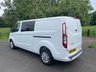 USED 2022 72 FORD TRANSIT CUSTOM 2.0 300 EcoBlue Limited Crew Van Double Cab 5dr Diesel Manual L2 H1 Euro 6 (s/s) (130 ps) Clean Example!