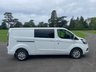USED 2022 72 FORD TRANSIT CUSTOM 2.0 300 EcoBlue Limited Crew Van Double Cab 5dr Diesel Manual L2 H1 Euro 6 (s/s) (130 ps) Clean Example!