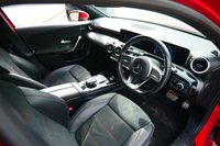 USED 2019 69 MERCEDES-BENZ A-CLASS 1.5 A180d AMG Line (Executive) Hatchback 5dr Diesel 7G-DCT Euro 6 (s/s) (116 ps) JUPITER RED PAINTWORK + REVERSE CAMERA + HEATED SEATS