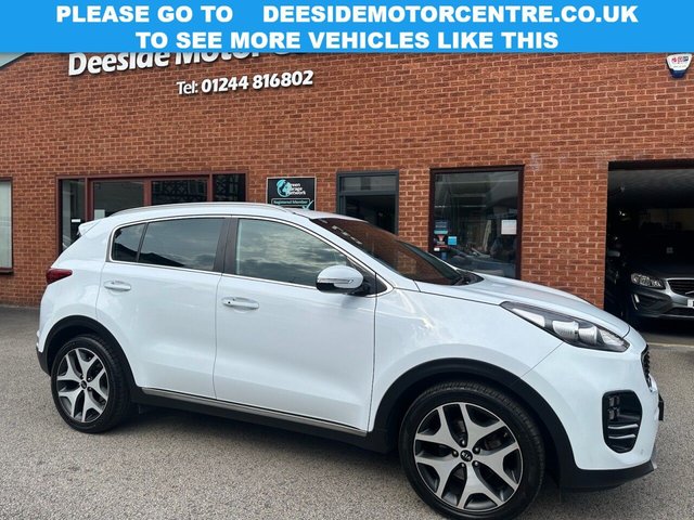 2018 68 KIA SPORTAGE 1.7 CRDi GT-Line SUV 5dr Diesel Manual Euro 6 (s/s) (114 bhp) Stamped service book : Bluetooth : Sat Nav : DAB Radio : Heated outer rear seats :          Heated front seats : GT-Line upholstery + steering wheel : Isofix : Air-conditioning :          Rear view camera : Front + rear parking sensors : Cargo/Load cover