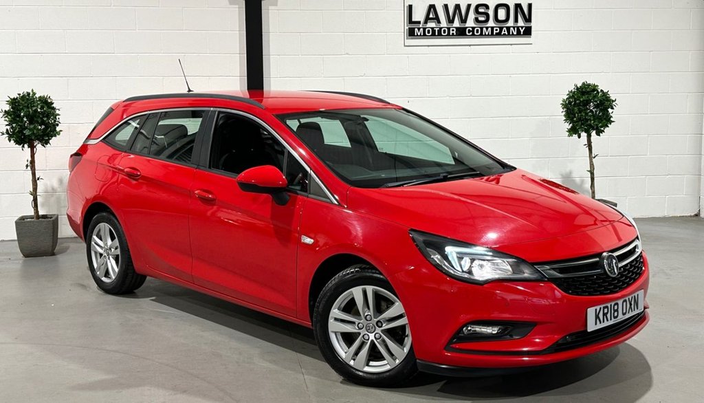 USED 2018 18 VAUXHALL ASTRA 1.0i Turbo ecoTEC Design Sports Tourer 5dr Petrol Manual Euro 6 (s/s) (105 ps) 