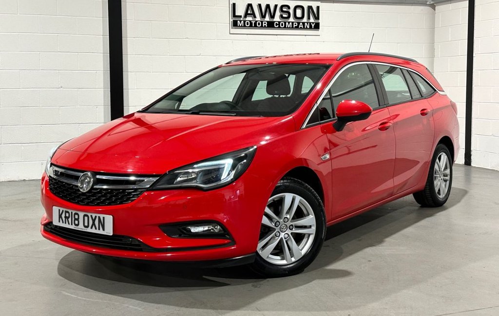 USED 2018 18 VAUXHALL ASTRA 1.0i Turbo ecoTEC Design Sports Tourer 5dr Petrol Manual Euro 6 (s/s) (105 ps) 