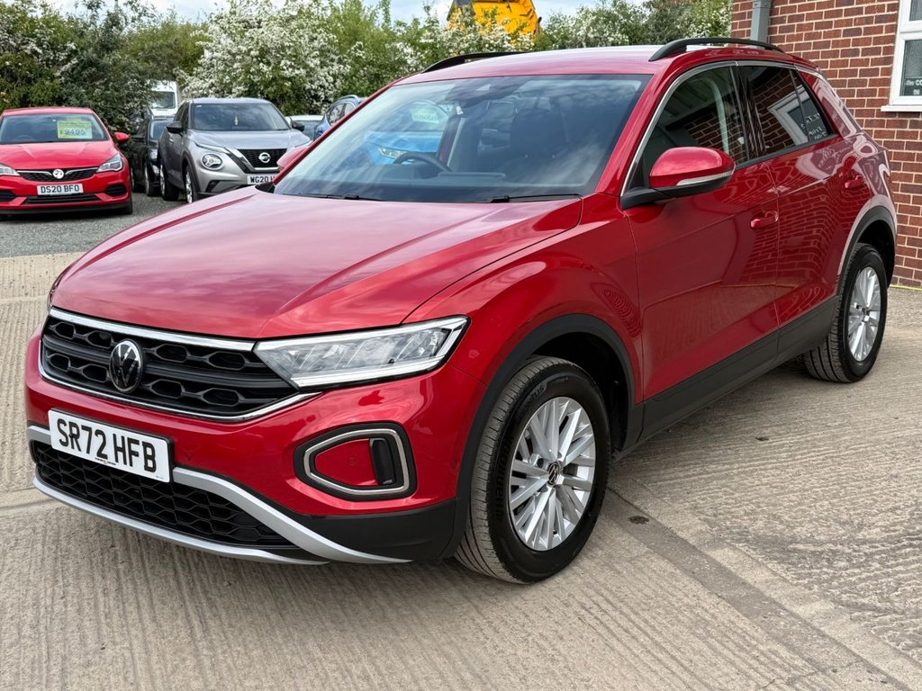 USED 2022 72 VOLKSWAGEN T-ROC 1.0 TSI Life SUV 5dr Petrol Manual Euro 6 (s/s) (110 ps) NO ADMIN FEES, STUNNING, WARRANTY.