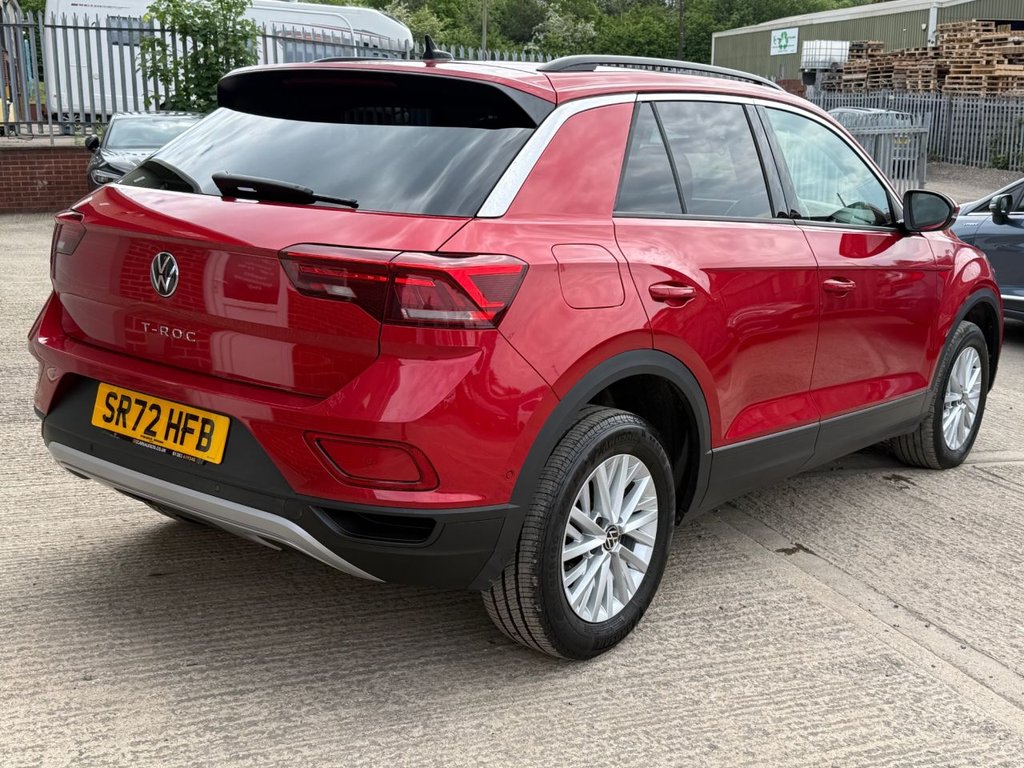 USED 2022 72 VOLKSWAGEN T-ROC 1.0 TSI Life SUV 5dr Petrol Manual Euro 6 (s/s) (110 ps) NO ADMIN FEES, STUNNING, WARRANTY.