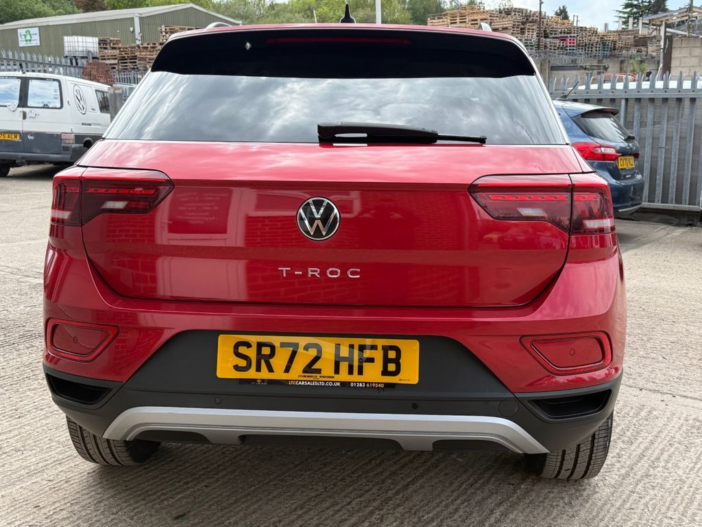 USED 2022 72 VOLKSWAGEN T-ROC 1.0 TSI Life SUV 5dr Petrol Manual Euro 6 (s/s) (110 ps) NO ADMIN FEES, STUNNING, WARRANTY.