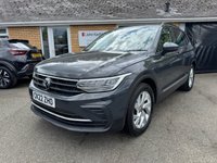 USED 2022 22 VOLKSWAGEN TIGUAN 1.5 TSI Life SUV 5dr Petrol Manual Euro 6 (s/s) (150 ps) Digital Cockpit Display - Adaptive Cruise Control - Front & Rear Parking Sensors - Dual-Zone Climate Control -  Electric Front & Rear Windows - LED Headlights & Daytime Running Lights - Lane Assist & Driver Assistance Systems