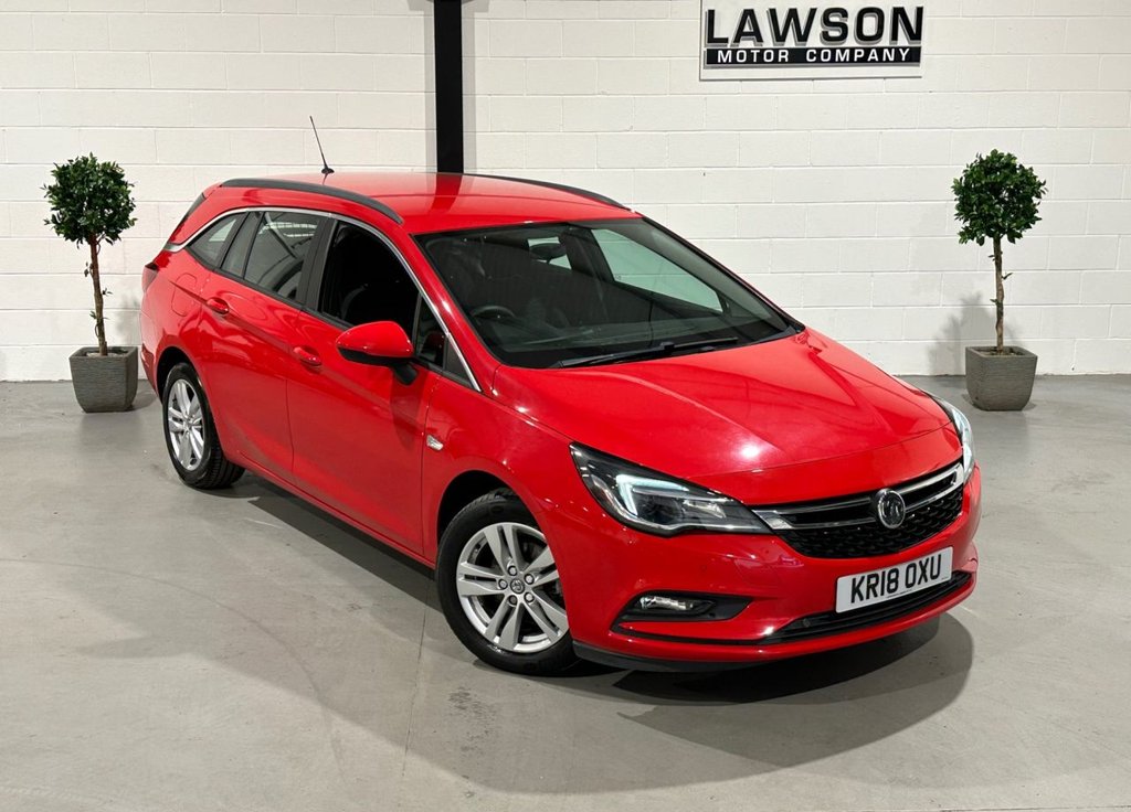 USED 2018 18 VAUXHALL ASTRA 1.0i Turbo ecoTEC Design Sports Tourer 5dr Petrol Manual Euro 6 (s/s) (105 ps) 