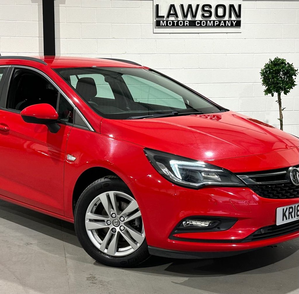 USED 2018 18 VAUXHALL ASTRA 1.0i Turbo ecoTEC Design Sports Tourer 5dr Petrol Manual Euro 6 (s/s) (105 ps) 