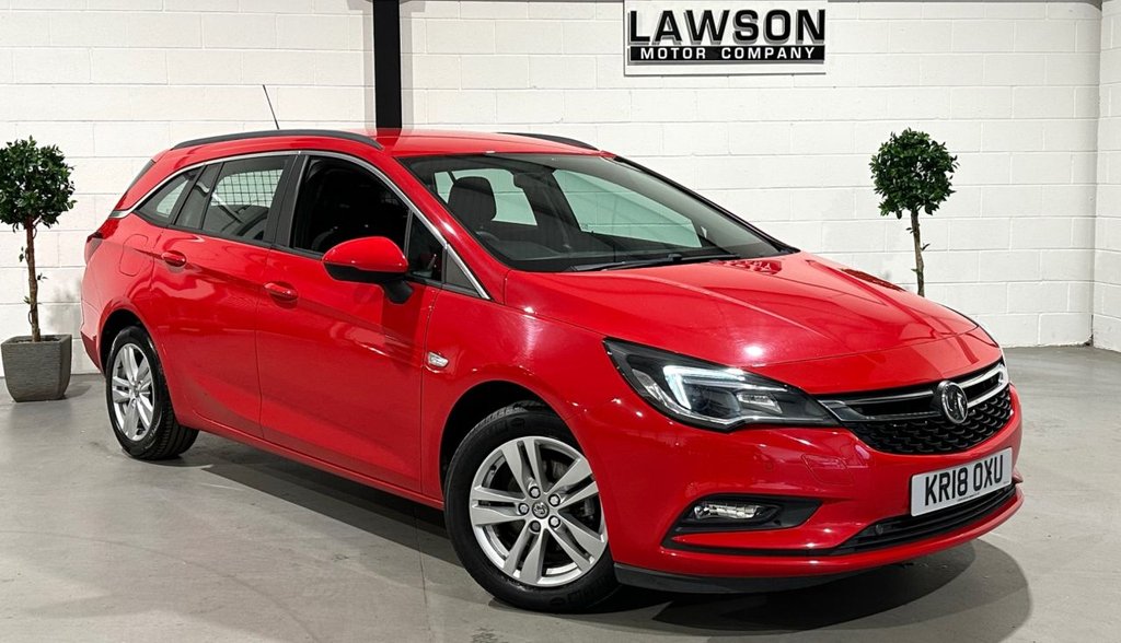 USED 2018 18 VAUXHALL ASTRA 1.0i Turbo ecoTEC Design Sports Tourer 5dr Petrol Manual Euro 6 (s/s) (105 ps) 