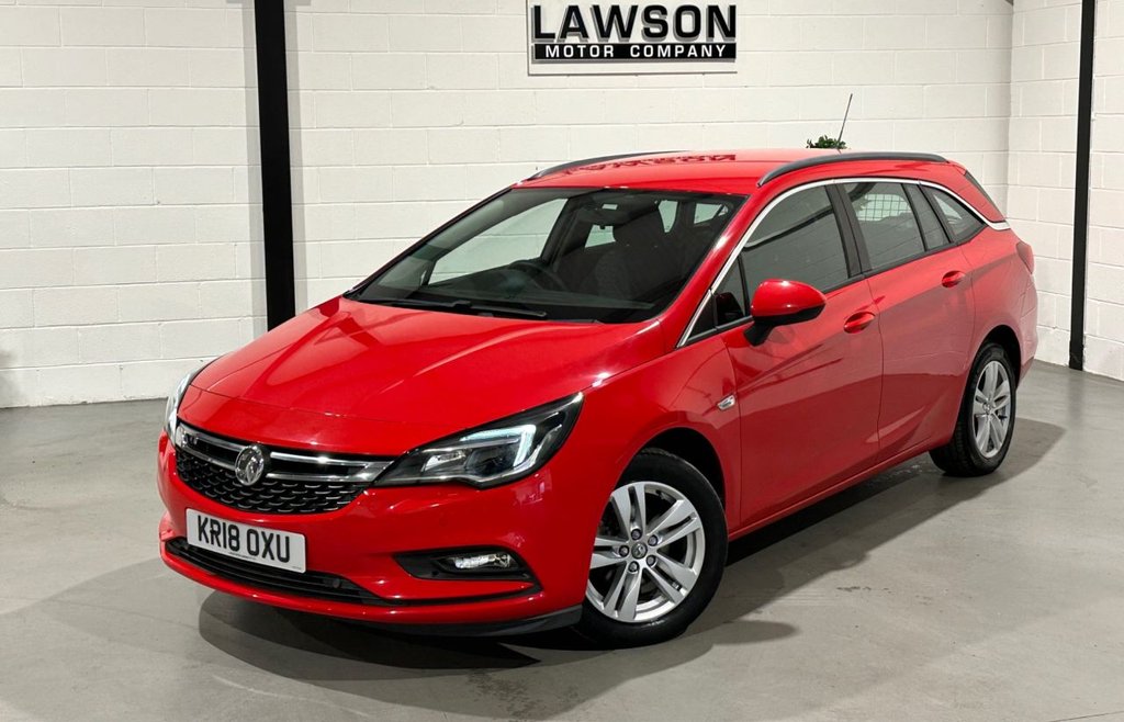 USED 2018 18 VAUXHALL ASTRA 1.0i Turbo ecoTEC Design Sports Tourer 5dr Petrol Manual Euro 6 (s/s) (105 ps) 