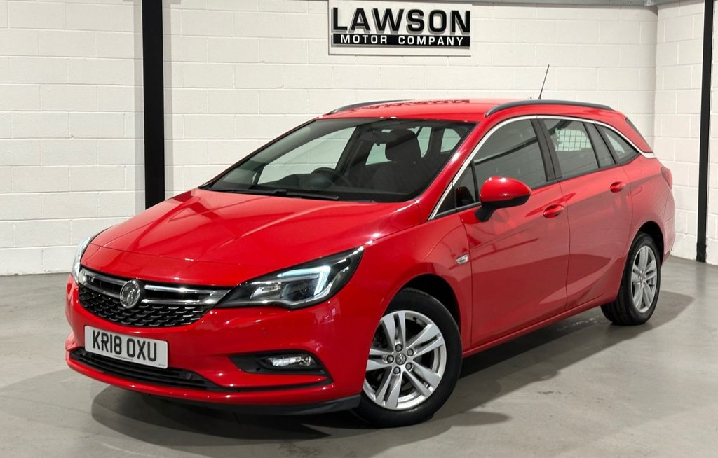 USED 2018 18 VAUXHALL ASTRA 1.0i Turbo ecoTEC Design Sports Tourer 5dr Petrol Manual Euro 6 (s/s) (105 ps) 