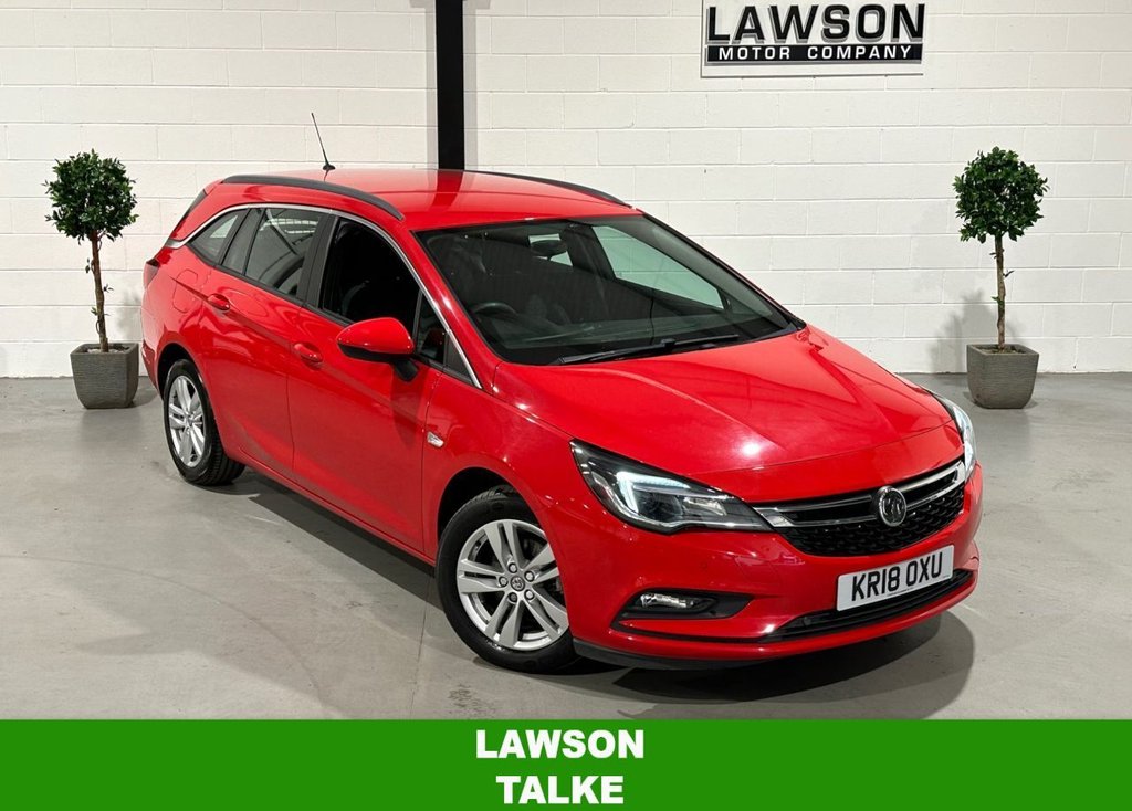 USED 2018 18 VAUXHALL ASTRA 1.0i Turbo ecoTEC Design Sports Tourer 5dr Petrol Manual Euro 6 (s/s) (105 ps) 