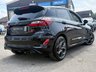 USED 2023 23 FORD FIESTA 1.5T EcoBoost ST-3 Hatchback 5dr Petrol Manual Euro 6 (s/s) (200 ps) Finished in AGATE BLACK with contrasting EBONY SPORTS  LEATHER interior trim. It is impossible to ignore that this is one seriously fun car. If you are after some old-school hot hatch fun, the ST is hard to beat. Punching 200 BHP making it faster than the old model. Features include SAT NAV, Rear View Camera, Cruise Control, Climate, DAB, B/Tooth, 18" Alloys, LED day Lights, 2 Keys and more. This Fiesta is a small car that you can really enjoy driving. Serviced at 7977 miles and at 15062 miles.