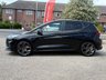 USED 2023 23 FORD FIESTA 1.5T EcoBoost ST-3 Hatchback 5dr Petrol Manual Euro 6 (s/s) (200 ps) Finished in AGATE BLACK with contrasting EBONY SPORTS  LEATHER interior trim. It is impossible to ignore that this is one seriously fun car. If you are after some old-school hot hatch fun, the ST is hard to beat. Punching 200 BHP making it faster than the old model. Features include SAT NAV, Rear View Camera, Cruise Control, Climate, DAB, B/Tooth, 18" Alloys, LED day Lights, 2 Keys and more. This Fiesta is a small car that you can really enjoy driving. Serviced at 7977 miles and at 15062 miles.