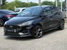 USED 2023 23 FORD FIESTA 1.5T EcoBoost ST-3 Hatchback 5dr Petrol Manual Euro 6 (s/s) (200 ps) Finished in AGATE BLACK with contrasting EBONY SPORTS  LEATHER interior trim. It is impossible to ignore that this is one seriously fun car. If you are after some old-school hot hatch fun, the ST is hard to beat. Punching 200 BHP making it faster than the old model. Features include SAT NAV, Rear View Camera, Cruise Control, Climate, DAB, B/Tooth, 18" Alloys, LED day Lights, 2 Keys and more. This Fiesta is a small car that you can really enjoy driving. Serviced at 7977 miles and at 15062 miles.