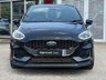 USED 2023 23 FORD FIESTA 1.5T EcoBoost ST-3 Hatchback 5dr Petrol Manual Euro 6 (s/s) (200 ps) Finished in AGATE BLACK with contrasting EBONY SPORTS  LEATHER interior trim. It is impossible to ignore that this is one seriously fun car. If you are after some old-school hot hatch fun, the ST is hard to beat. Punching 200 BHP making it faster than the old model. Features include SAT NAV, Rear View Camera, Cruise Control, Climate, DAB, B/Tooth, 18" Alloys, LED day Lights, 2 Keys and more. This Fiesta is a small car that you can really enjoy driving. Serviced at 7977 miles and at 15062 miles.