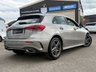 USED 2019 19 MERCEDES-BENZ A-CLASS 1.5 A180d AMG Line (Executive) Hatchback 5dr Diesel 7G-DCT Euro 6 (s/s) (116 ps) Finished in MOUNTAIN GREY with contrasting GREY trim. This A class certainly looks smart, with its slim lights and smooth body panels. There's plenty of room in the front and the back which will suit the average family. Features include, Keyless Start, SAT NAV, B/Tooth, Rear View Camera, 18" alloys and much more. Dealer Serviced at 3699 miles and on arrival at 52978 miles.