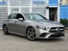 USED 2019 19 MERCEDES-BENZ A-CLASS 1.5 A180d AMG Line (Executive) Hatchback 5dr Diesel 7G-DCT Euro 6 (s/s) (116 ps) Finished in MOUNTAIN GREY with contrasting GREY trim. This A class certainly looks smart, with its slim lights and smooth body panels. There's plenty of room in the front and the back which will suit the average family. Features include, Keyless Start, SAT NAV, B/Tooth, Rear View Camera, 18" alloys and much more. Dealer Serviced at 3699 miles and on arrival at 52978 miles.