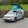 USED 2014 64 VOLKSWAGEN CADDY MAXI C20 TDI KOMBI CamperVan with Pop Top 