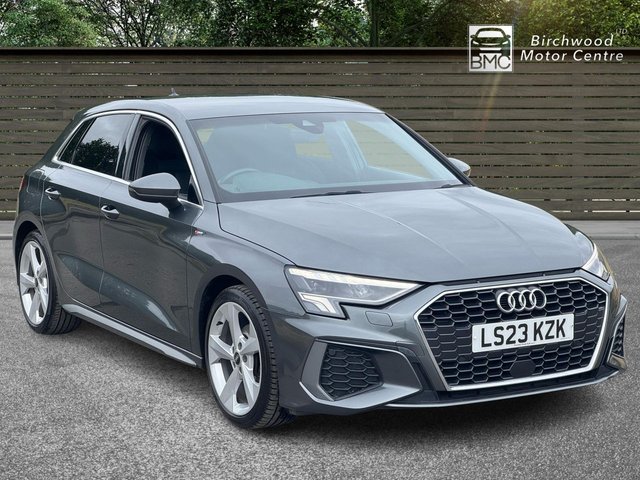 2023 23 AUDI A3 1.0 TFSI 30 S line Sportback 5dr Petrol S Tronic Euro 6 (s/s) (110 ps) SAT NAV & REVERSING CAMERA