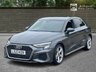 USED 2023 23 AUDI A3 1.0 TFSI 30 S line Sportback 5dr Petrol S Tronic Euro 6 (s/s) (110 ps) SAT NAV & REVERSING CAMERA