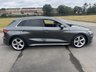 USED 2023 23 AUDI A3 1.0 TFSI 30 S line Sportback 5dr Petrol S Tronic Euro 6 (s/s) (110 ps) SAT NAV & REVERSING CAMERA
