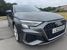 USED 2023 23 AUDI A3 1.0 TFSI 30 S line Sportback 5dr Petrol S Tronic Euro 6 (s/s) (110 ps) SAT NAV & REVERSING CAMERA