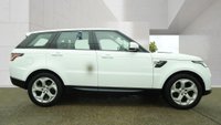 USED 2018 18 LAND ROVER RANGE ROVER SPORT 3.0 SD V6 HSE SUV 5dr Diesel Auto 4WD Euro 6 (s/s) (306 ps) FUJI WHITE PAINTWORK + CARPLAY + MERIDIAN + F&R HEATD SEAT