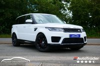 USED 2018 18 LAND ROVER RANGE ROVER SPORT 3.0 SD V6 HSE SUV 5dr Diesel Auto 4WD Euro 6 (s/s) (306 ps) FUJI WHITE PAINTWORK + CARPLAY + MERIDIAN + F&R HEATD SEAT