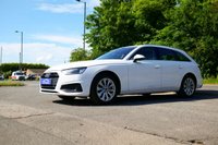 USED 2023 23 AUDI A4 AVANT 2.0 TDI 35 Technik Estate 5dr Diesel S Tronic Euro 6 (s/s) (163 ps) IBIS WHITE PAINTWORK + B&O + 360 CAMERA + HEATED SEATS